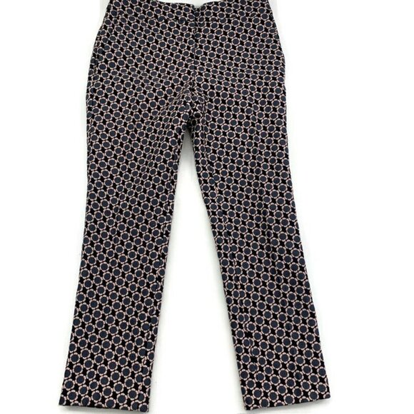 Ann Taylor Petite Devin Fit Jacquard/Textured Daisy/Floral Print Women's Size 0P - Picture 3 of 8